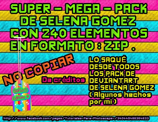 2 SUPER - MEGA - PACK DE SELENA GOMEZ PNG by SofiaChicle on DeviantArt