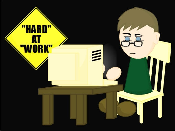 Hard at Work by Dopplegangerdark on DeviantArt