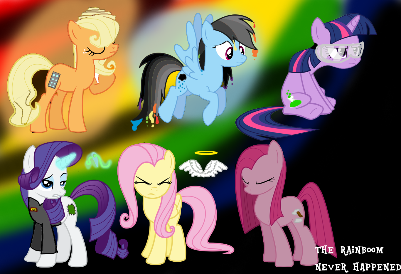 The Rainboom Never Happened Au By Sweetannabee On Deviantart