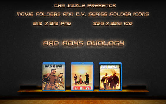Bad Boys Duology Movie Folder Icons