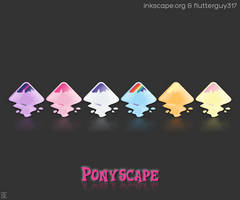 My Little Inkscape Logos (Ponyscape About Screen)