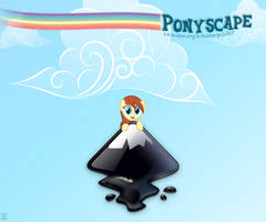 Ponyscape About Screen (with fancy clouds)