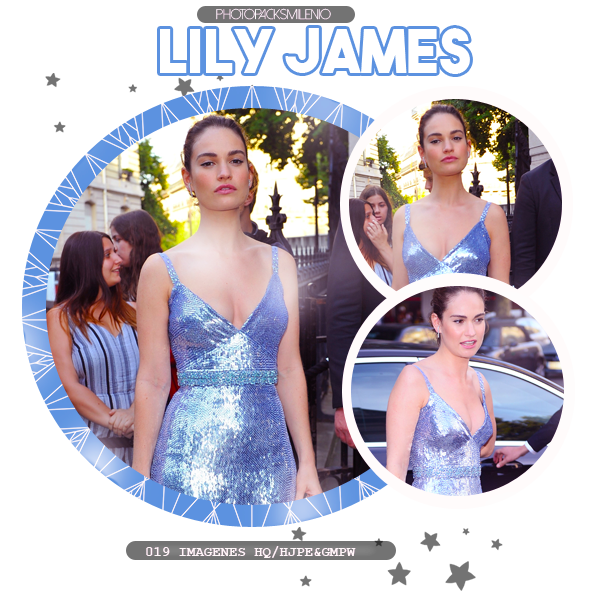 Lily James by PhotopacksMilenio on DeviantArt