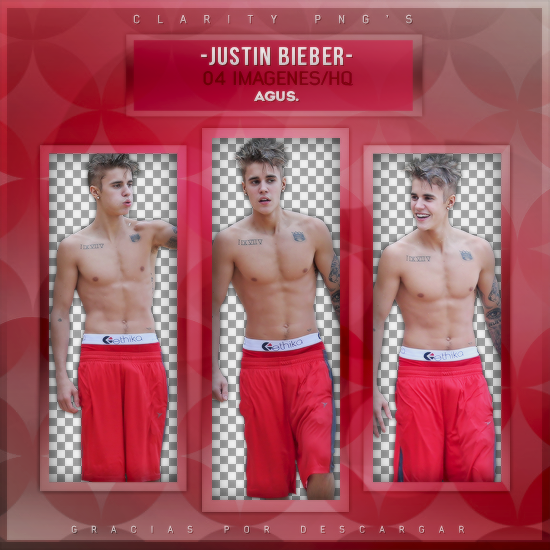 Pack Png 157: Justin Bieber.