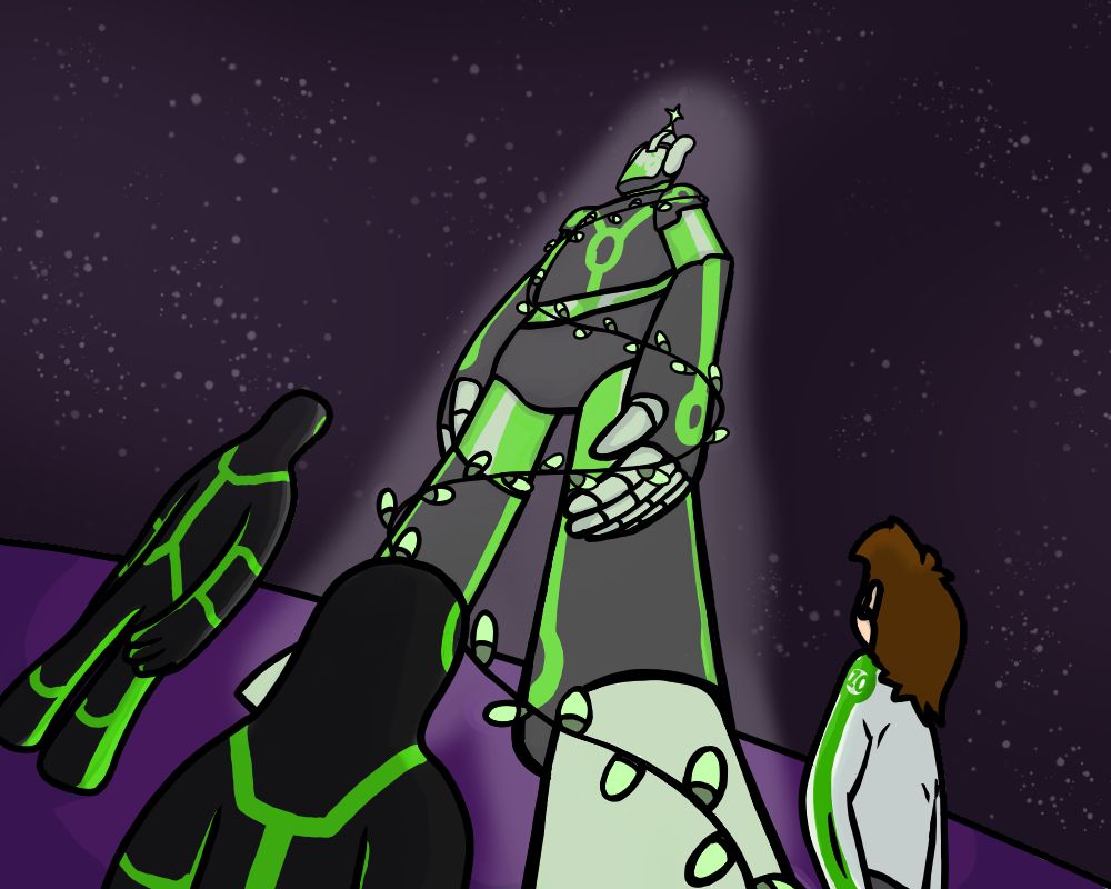 Tinsel and binary by zekedomain on DeviantArt