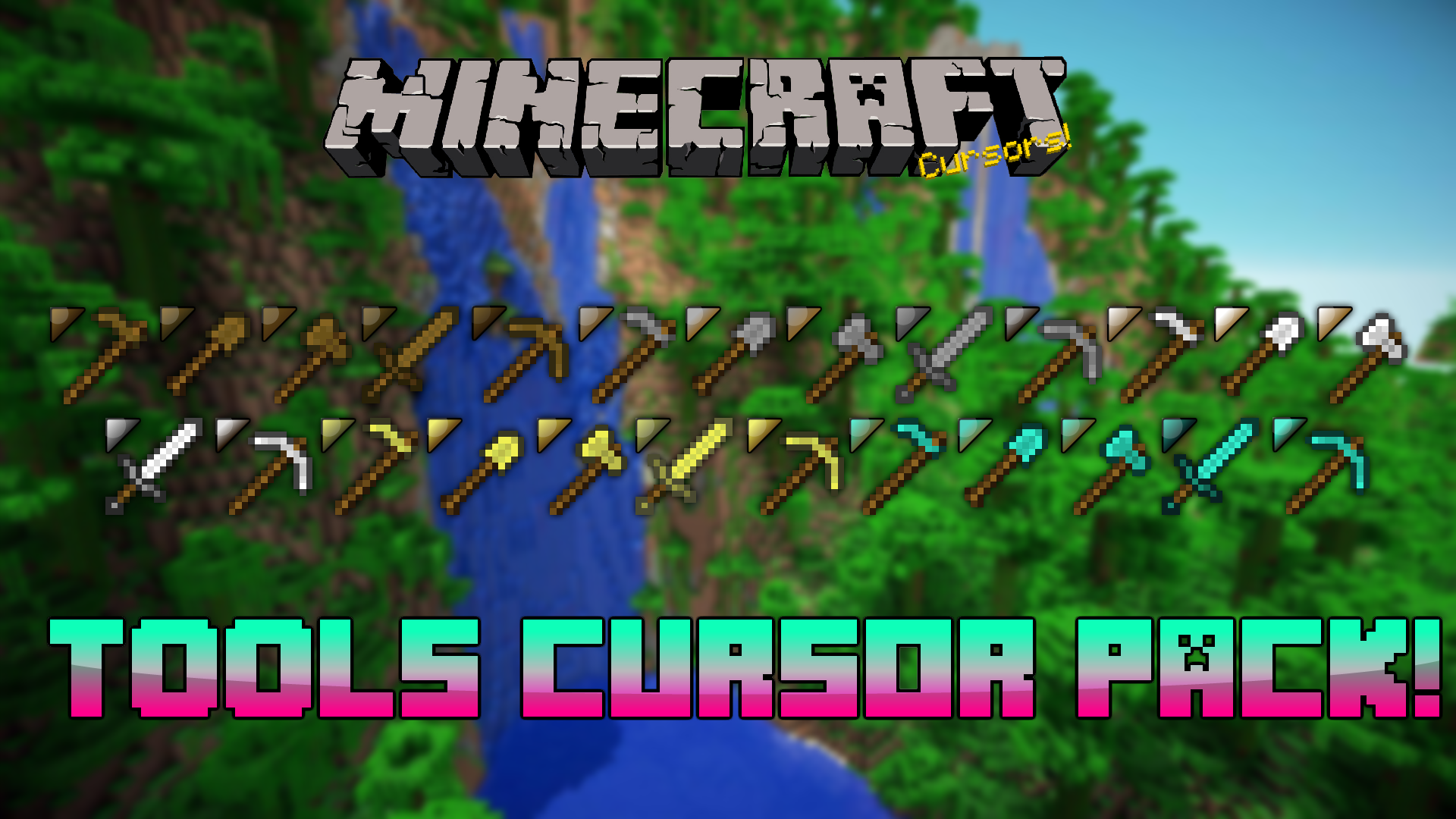 Minecraft Tools Cursor Pack