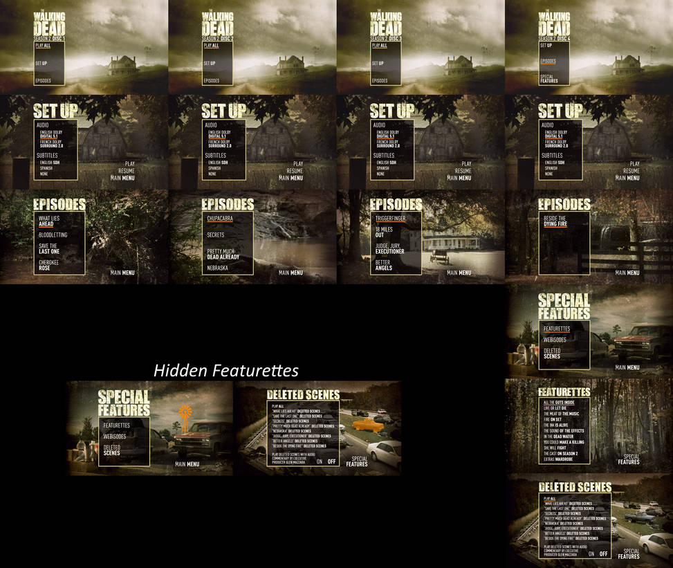 The Walking Dead Season 2 DVD Menus by dakotaatokad on DeviantArt