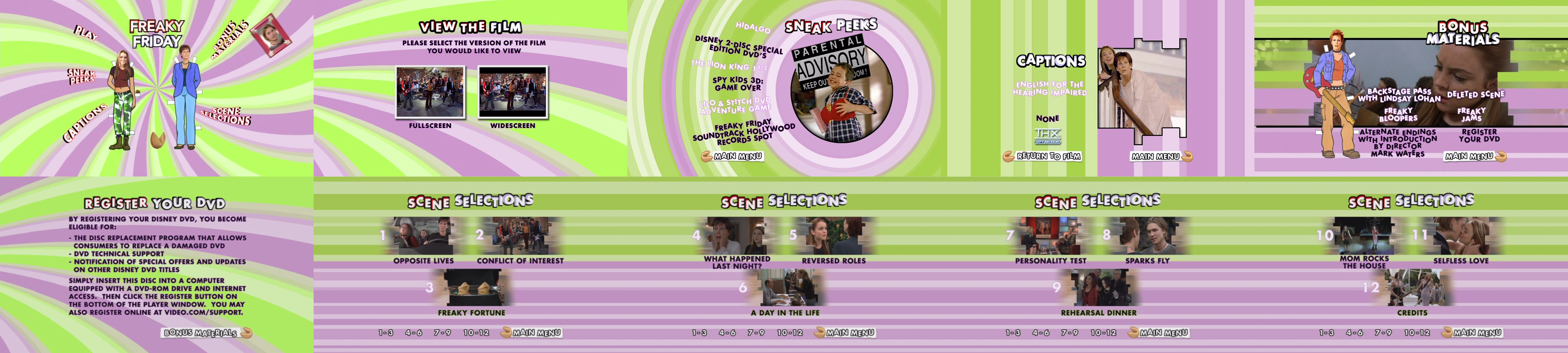 Freaky Friday 03 Dvd Menus By Dakotaatokad On Deviantart