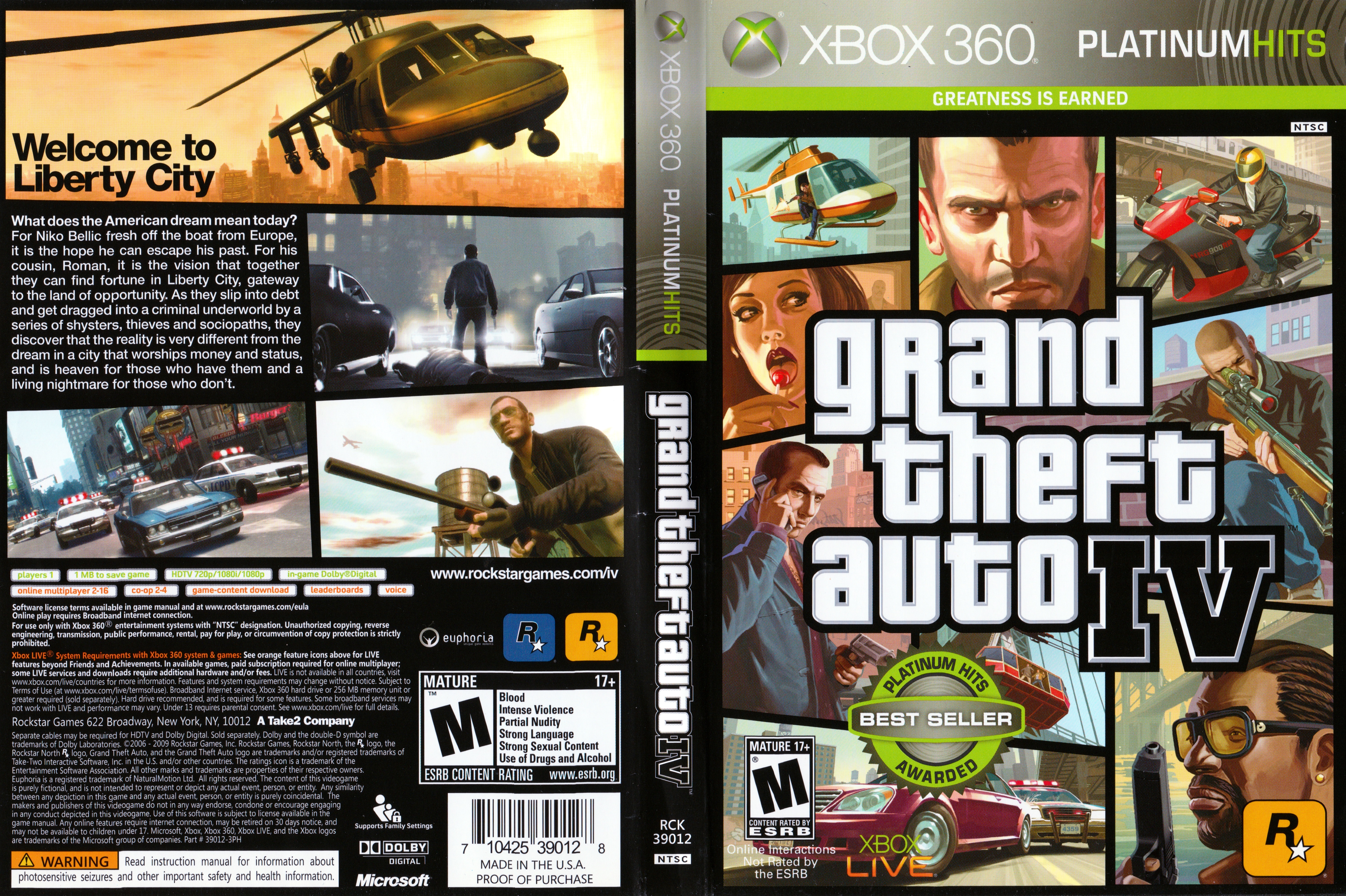 grand theft auto 4 xbox 360