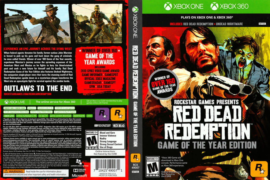 Red Dead Redemption (Microsoft Xbox 360, 2010)