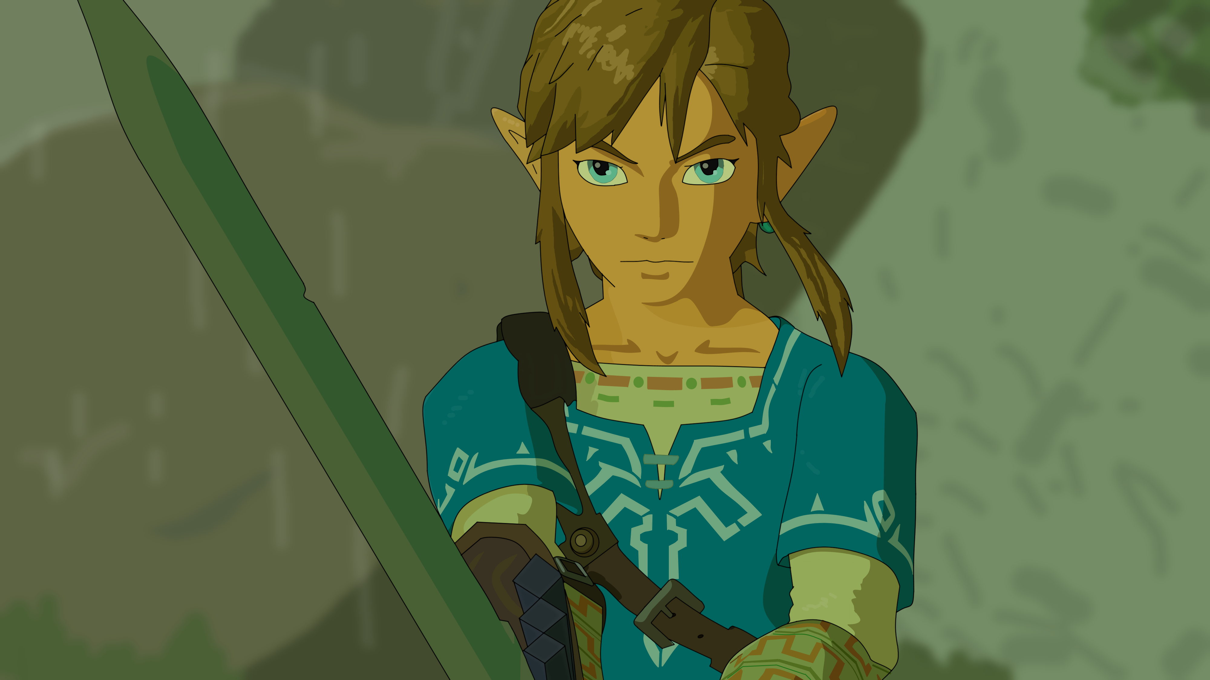 Zelda Breath Of The Wild Link Render By Dakotaatokad On Deviantart