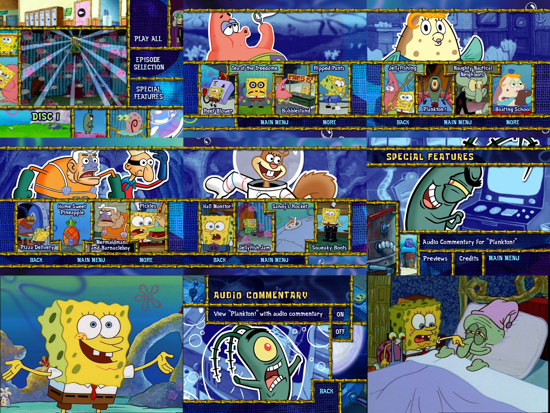 SpongeBob Season 1 DVD Menus by dakotaatokad on DeviantArt