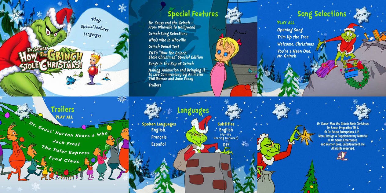How The Grinch Store Christmas DVD Menus by dakotaatokad on DeviantArt