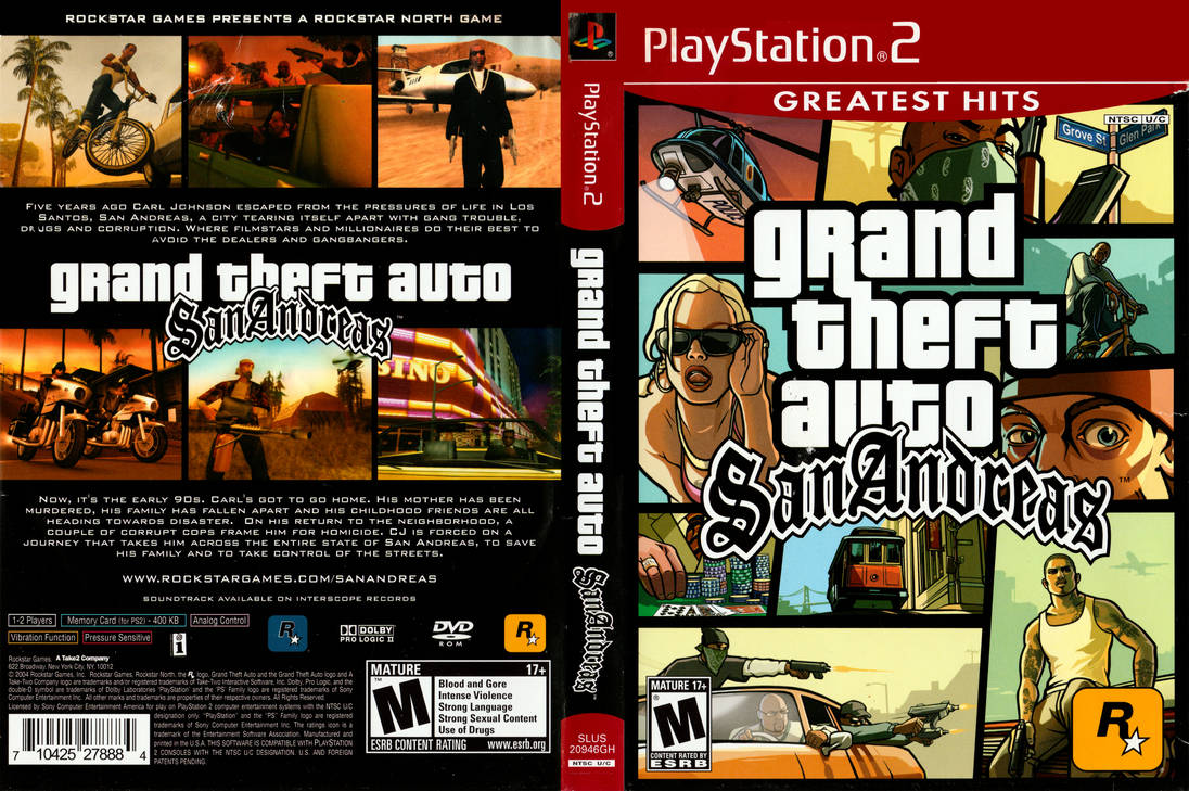 Grand Theft Auto San Andreas (PS2) by dakotaatokad on DeviantArt