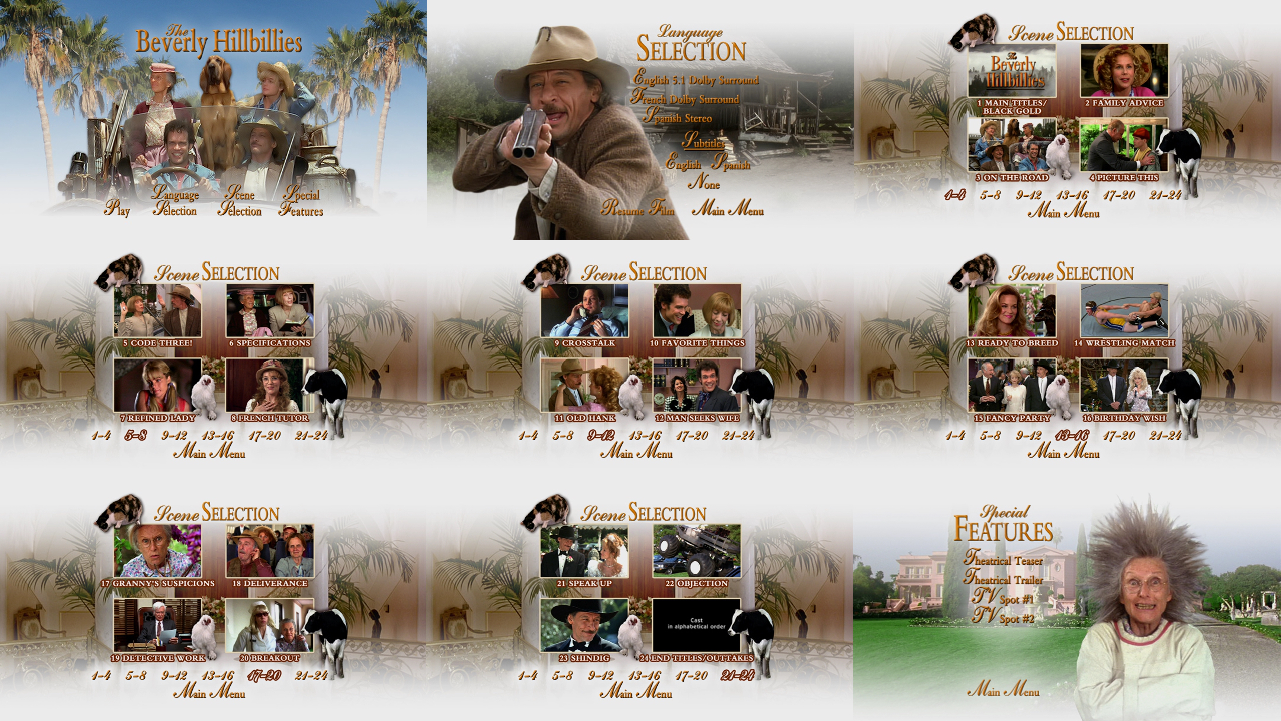 Hillbillies menu deals