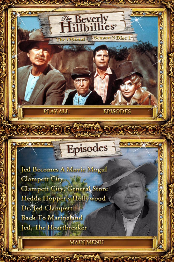Where To Watch Beverly Hillbillies Season 3 The Beverly Hillbillies Season 3 DVD Menus by dakotaatokad on DeviantArt