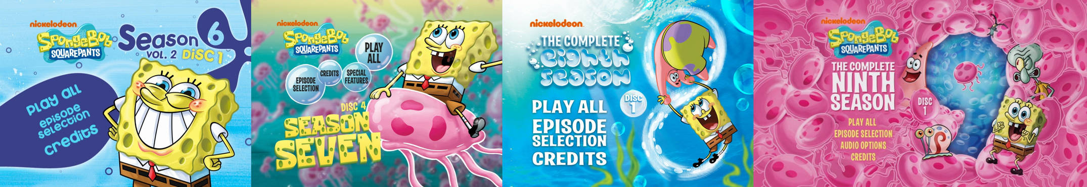 SpongeBob The Next 100 Episodes DVD Menus