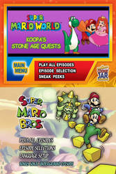 Super Mario Cartoon DVD Menus