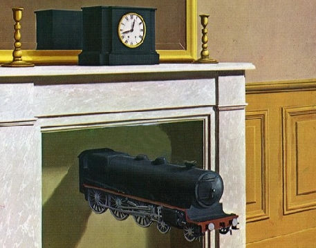 A Train From Magritte By Hellolilly On Deviantart