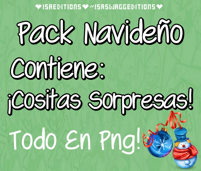 Pack de Navidad by IsaSwaggEditions-rar