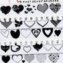 46 Hearts Brushes