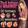 Pack Botones y Manchas Demi Lovato