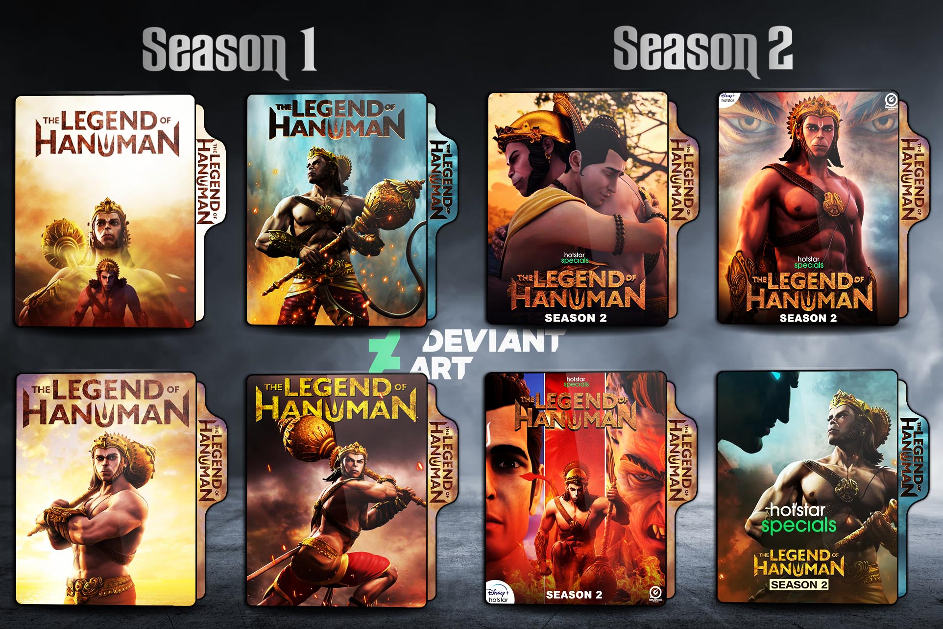 The Legend of Hanuman S01 S02 Folder Icon by JoyantoDebnath on