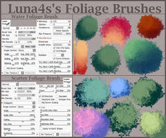 Foliage Brushes SAI2 - Downloadable