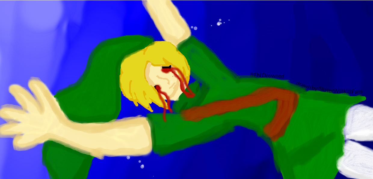 Ben drowned by SkylerWillKillFans on DeviantArt