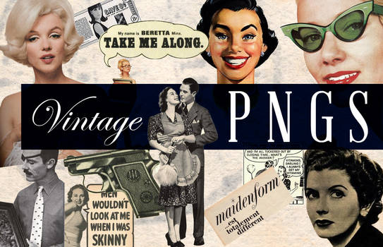 Vintage PNG Files