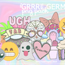Grrrl Germs - Png Pack