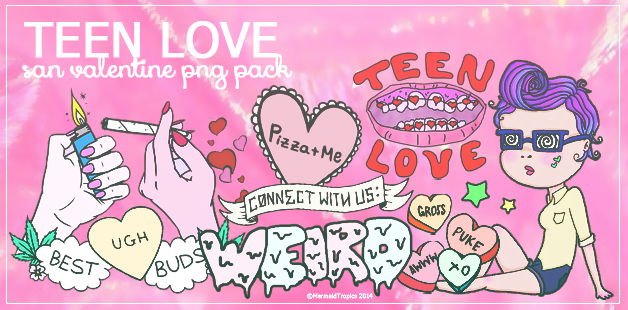 Teen Love - png pack