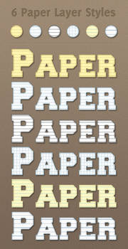 6 Free Paper Layer Styles