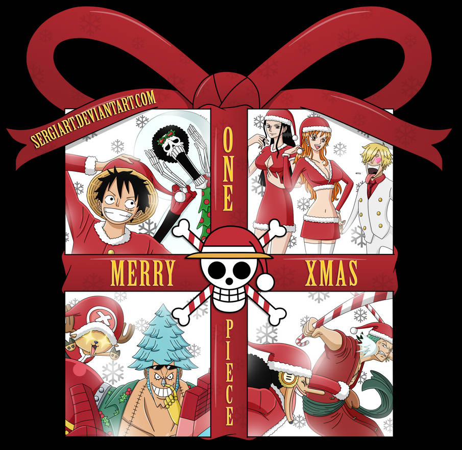 The Strawhats wish you a Merry Christmas! : r/OnePiece