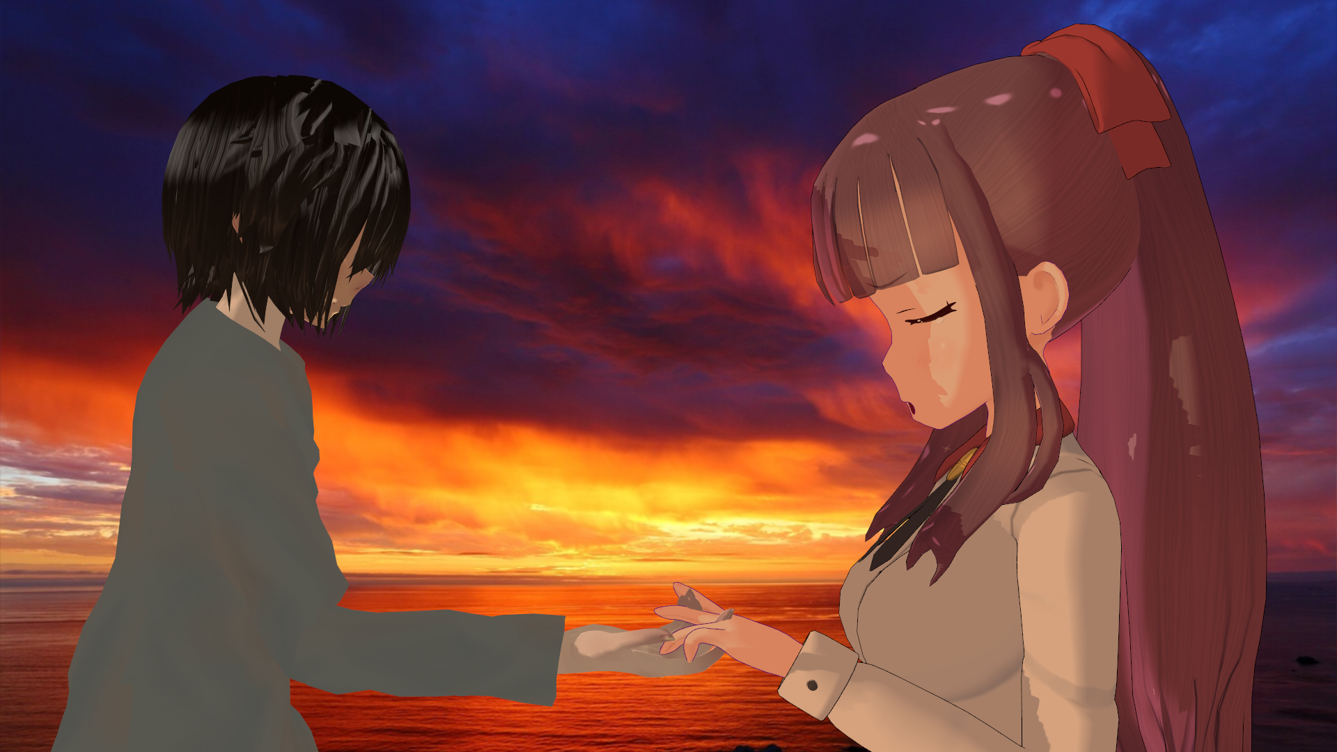 [MMD] Sunset sad story by AnnoraMMD on DeviantArt
