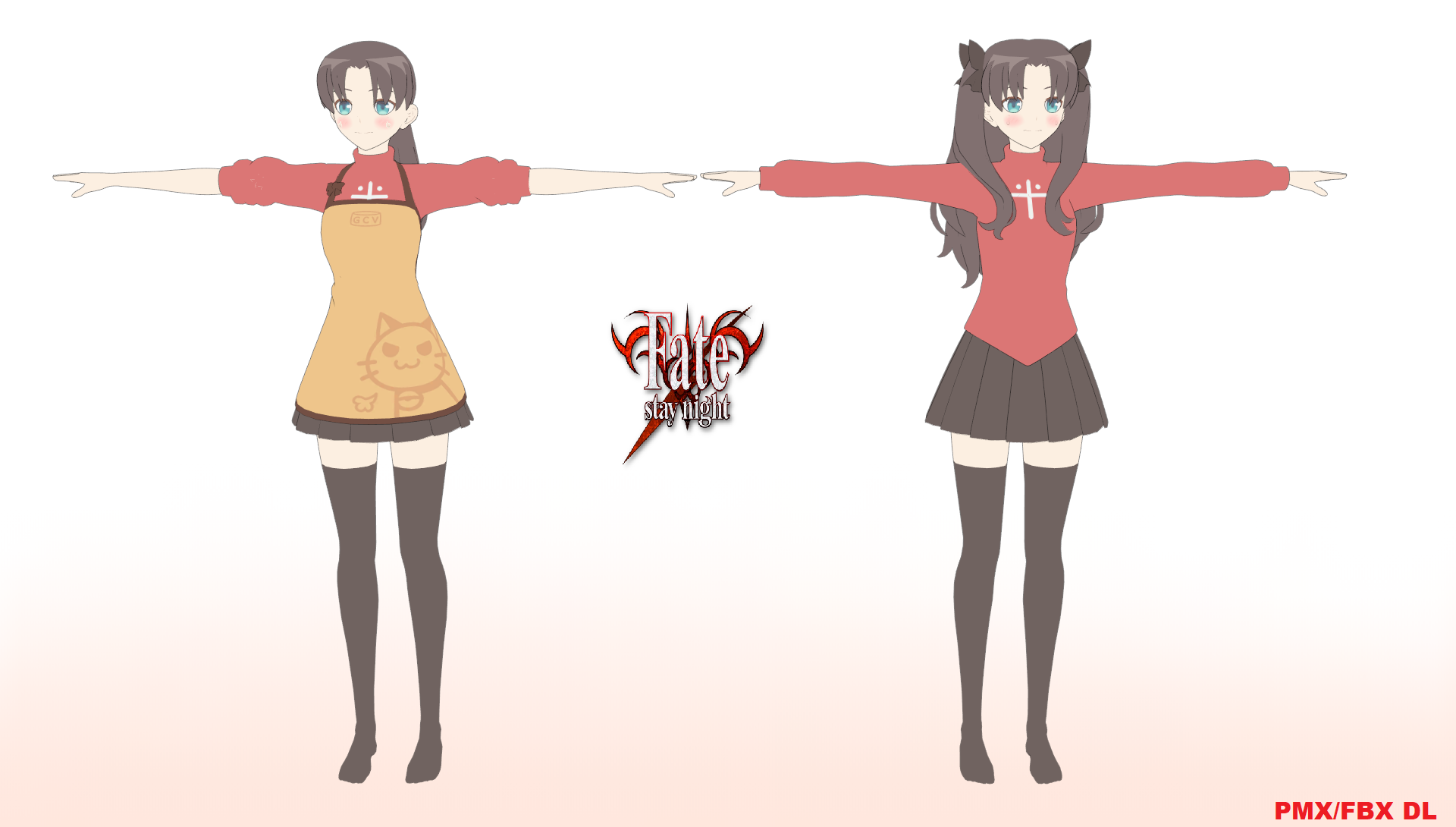 Rin Tohsaka Cooking unrigged Dl by llske7chll by llske7chll on DeviantArt