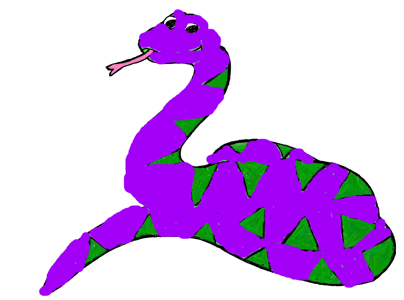 Santon the Purple Snake (Class of 3000 OC) by IsaacHelton on DeviantArt
