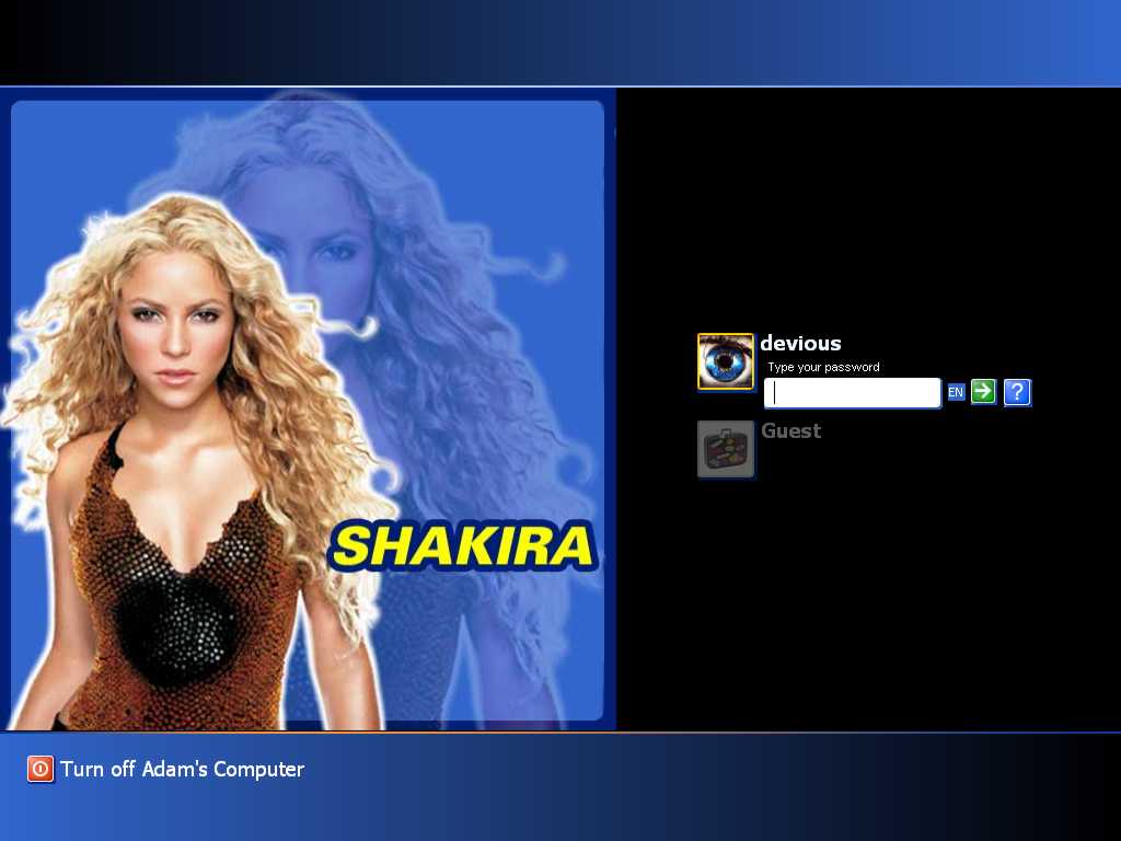 Shakira - XP Logon