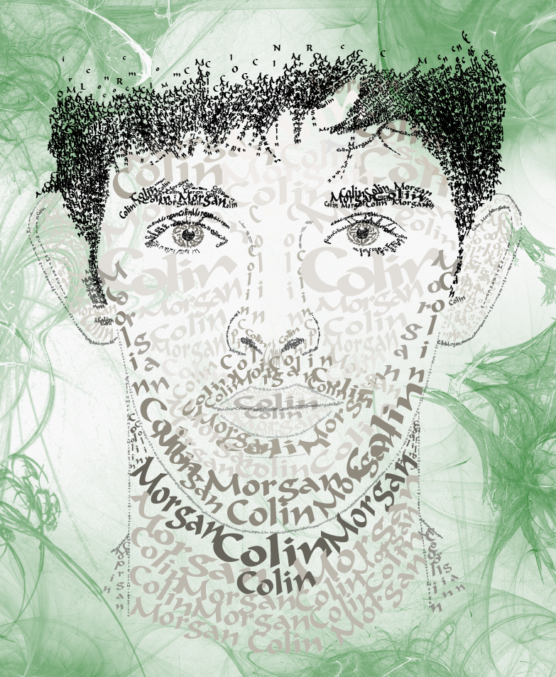 Colin Morgan Typography