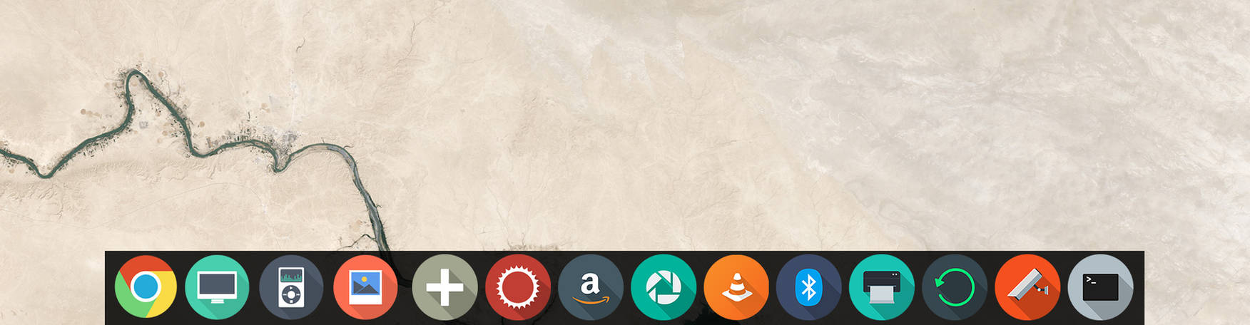 Dark Flat Theme (Rocket/Nexus Dock)