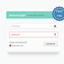 Elegant Login Form PSD Freebie