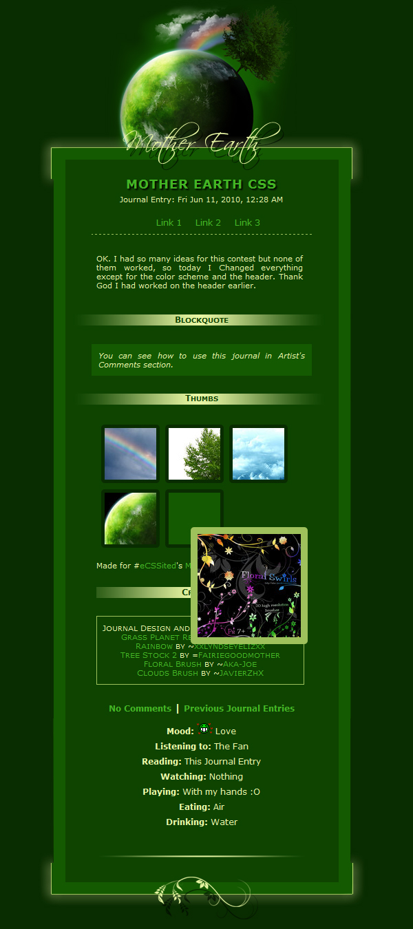 Mother Earth Journal CSS