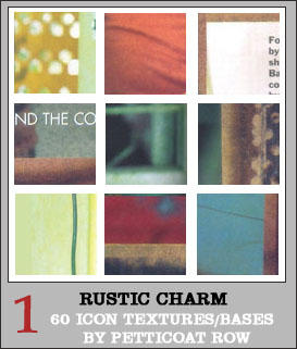 Rustic Charm Icon Textures I