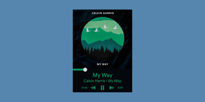 Spotify Control | WORKING | Rainmeter Skin v4.2 by fuckyeahlucas
