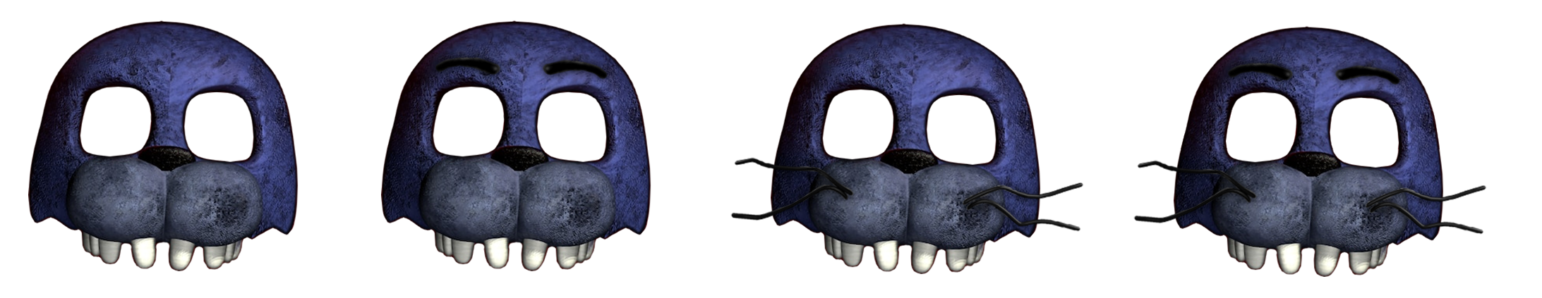 Withered Bonnie's faces by michaelsegura on DeviantArt