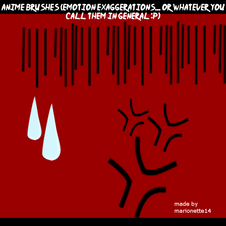 Anime GIMP Brushes by on DeviantArt