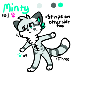 - Anthro Minty Reference - by Mintied on DeviantArt