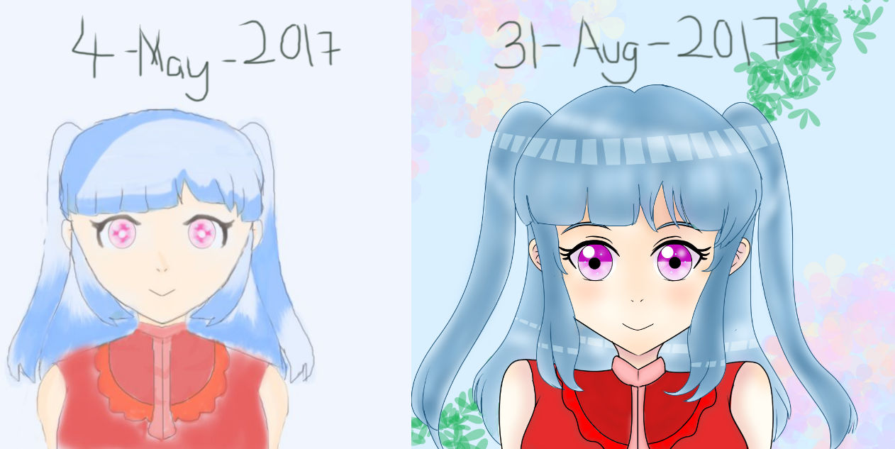 Before and After by HimawariCuteBear on DeviantArt