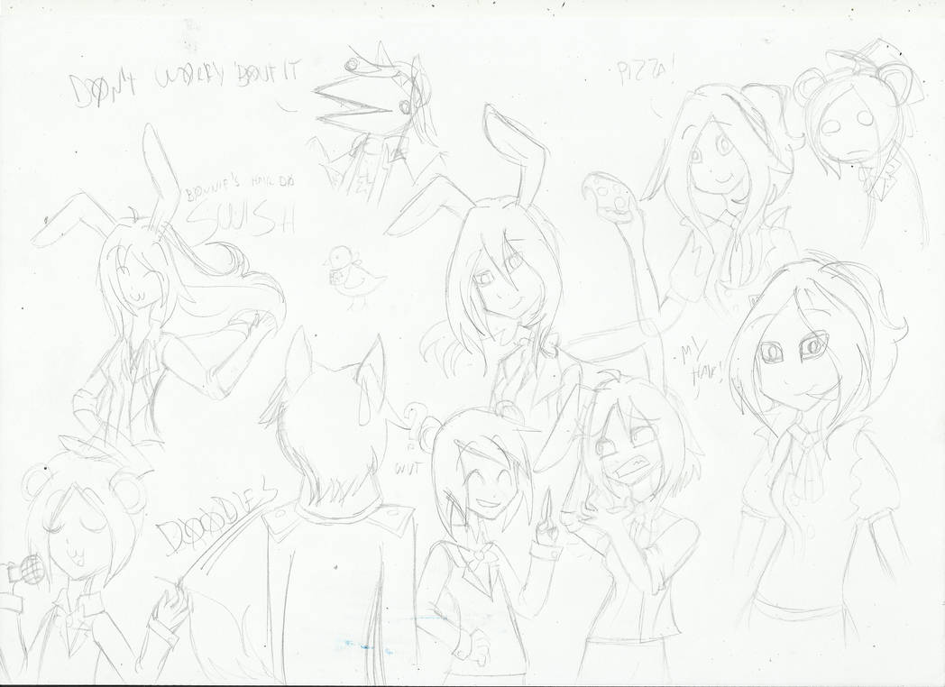 Five Nights at Freddy's doodles by YourDigitalAquarium on DeviantArt