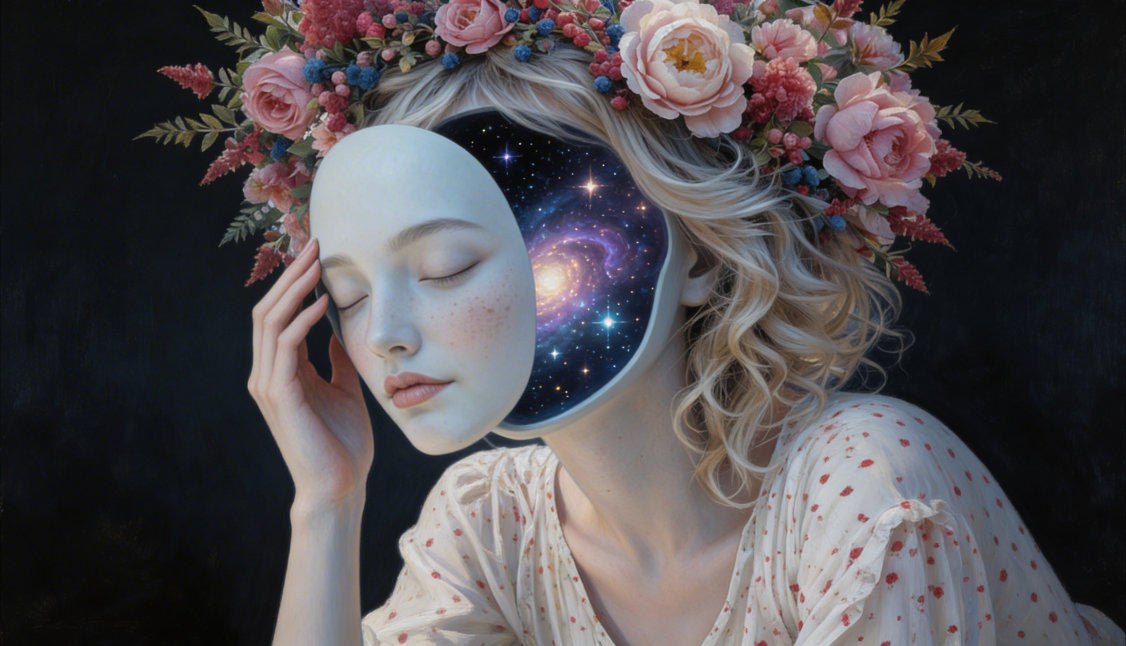 The Galaxy Behind the Mask by IK5WZNEAIVF4QF5O on DeviantArt